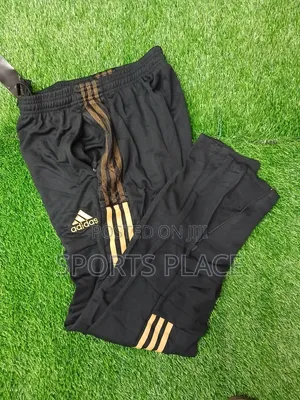 Adidas Training Pants - Gold Strips