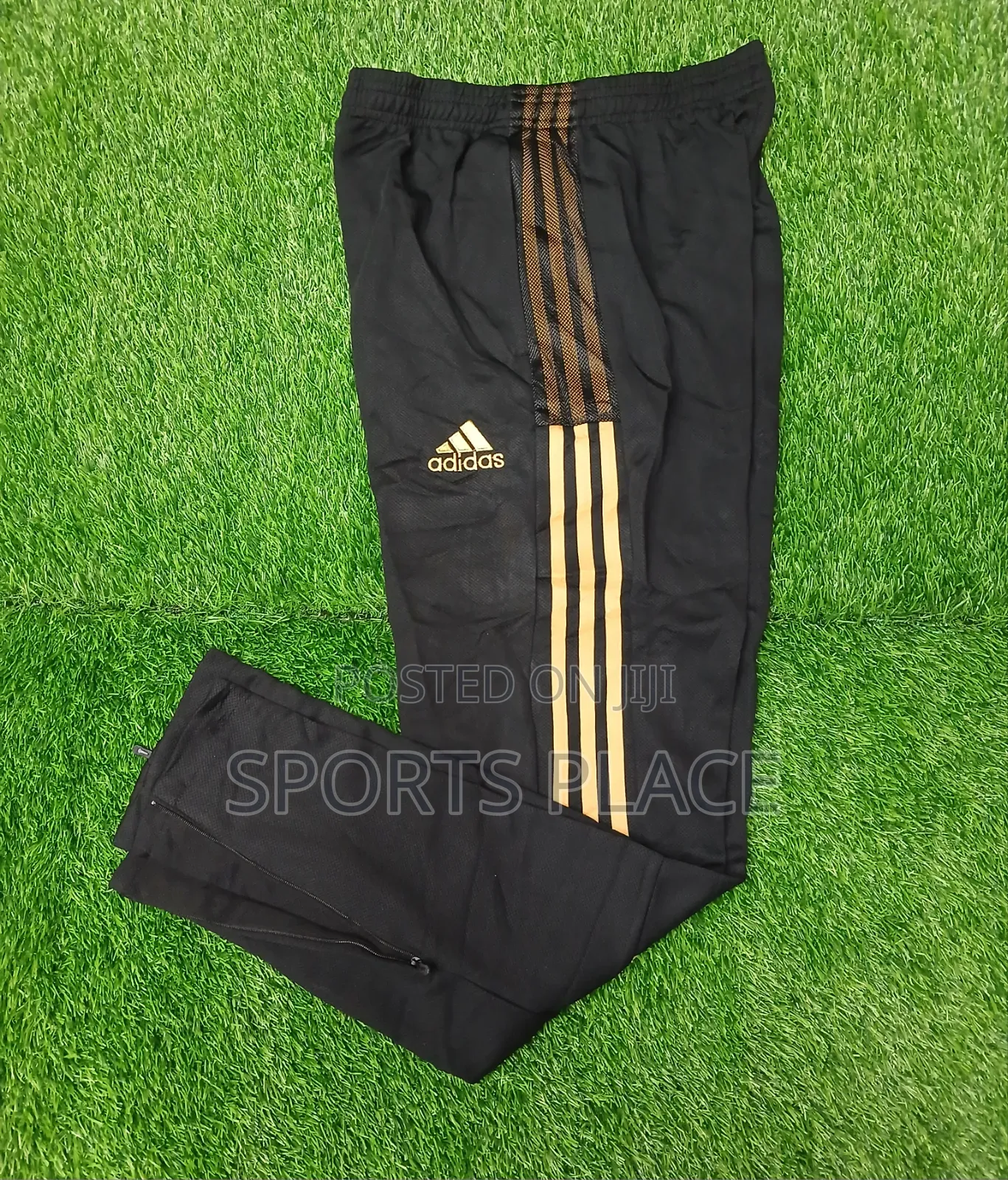 Adidas Training Pants - Gold Strips