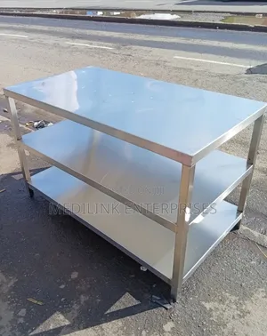 Triple Racked Ss 304 Customized Working Tables