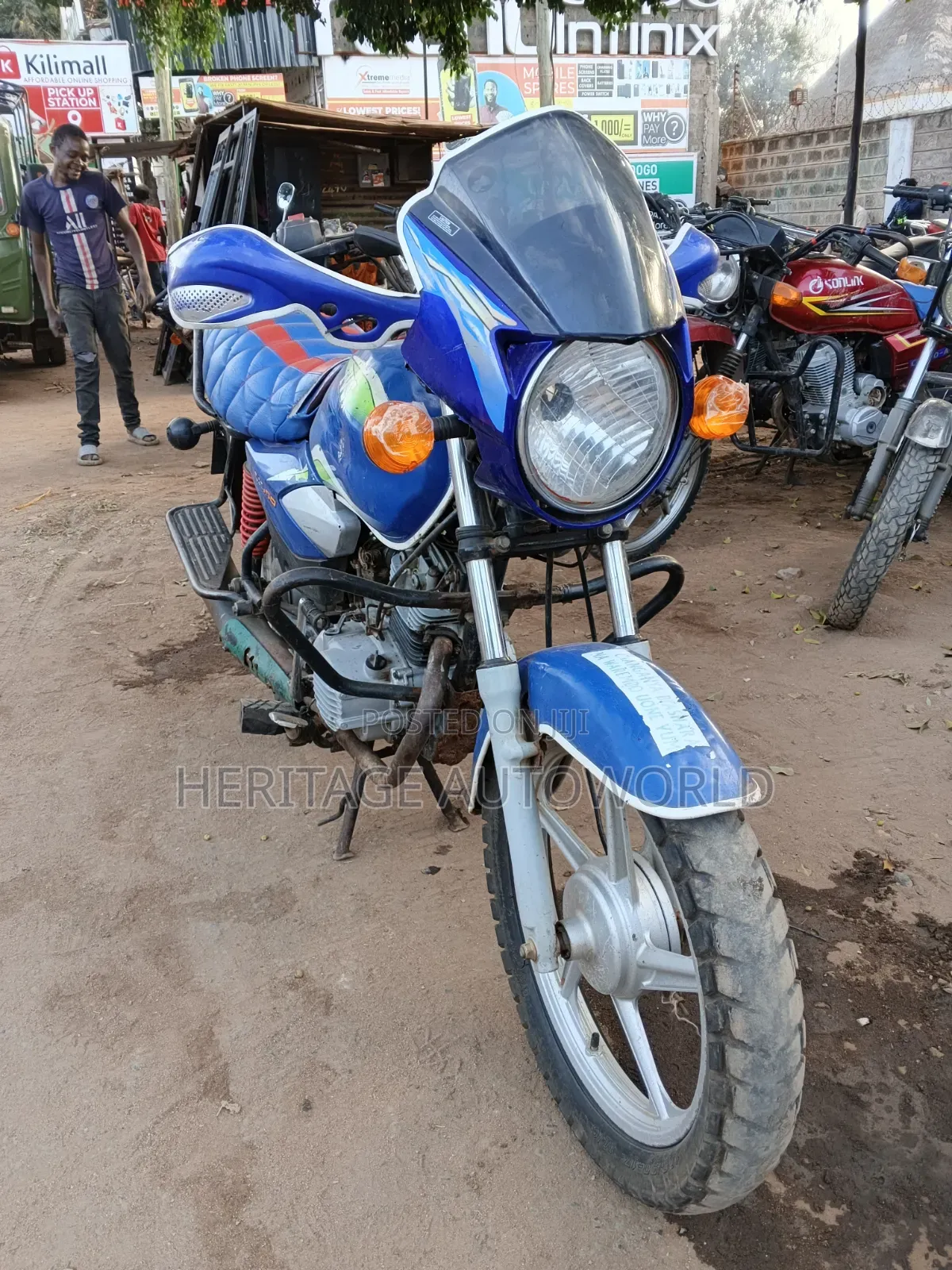 TVS HLX Plus ES 2021 Blue