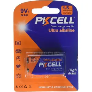 Pkcell Ultra Alkaline 9V Battery