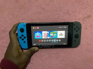 Used Nintendo Switch V2 + Dock, Charger Joy-Cons – No Game Card