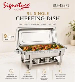 9 LTR Single Chaffing Dishes Sg-433/1 at 6,000/- Per PC
