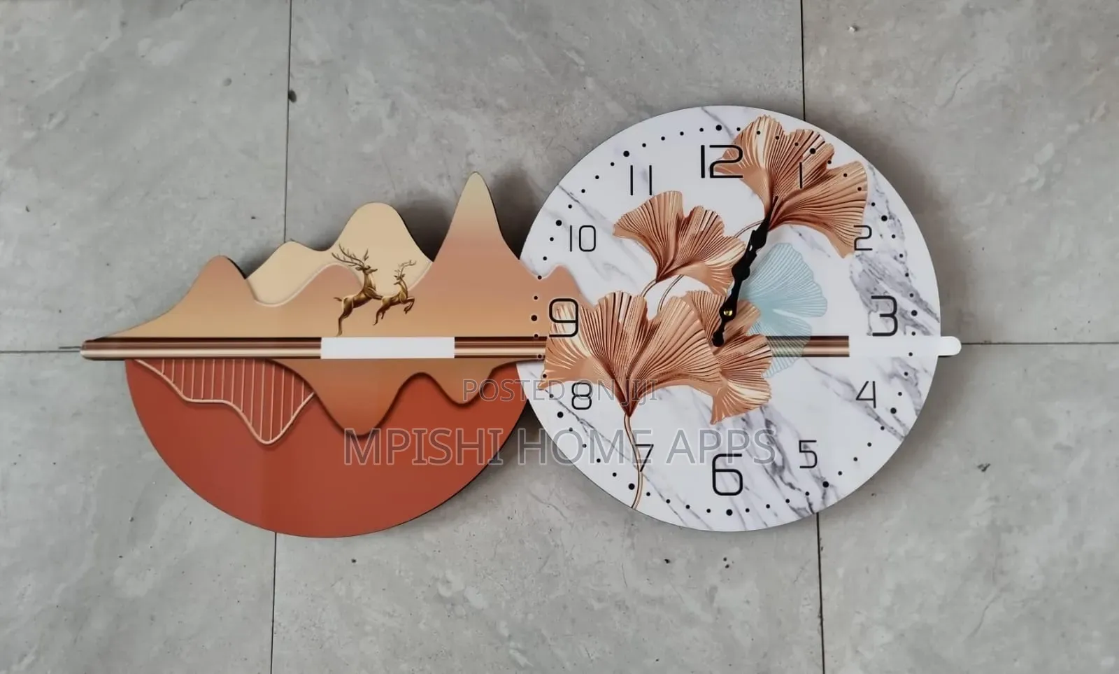 2 in 1 Wall Art Clock