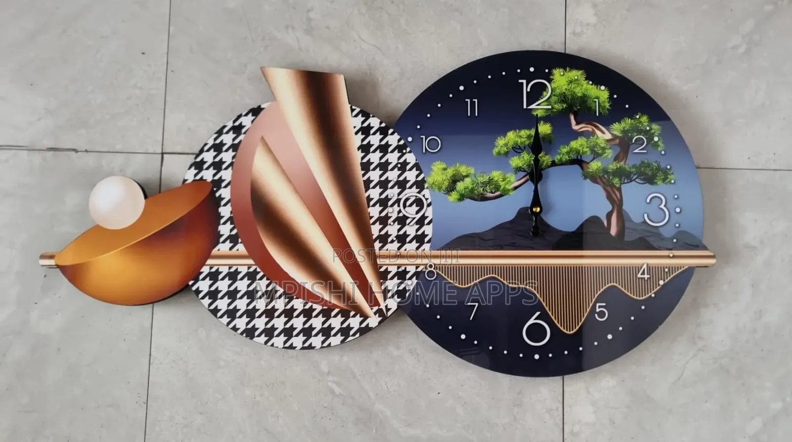 2 in 1 Wall Art Clock