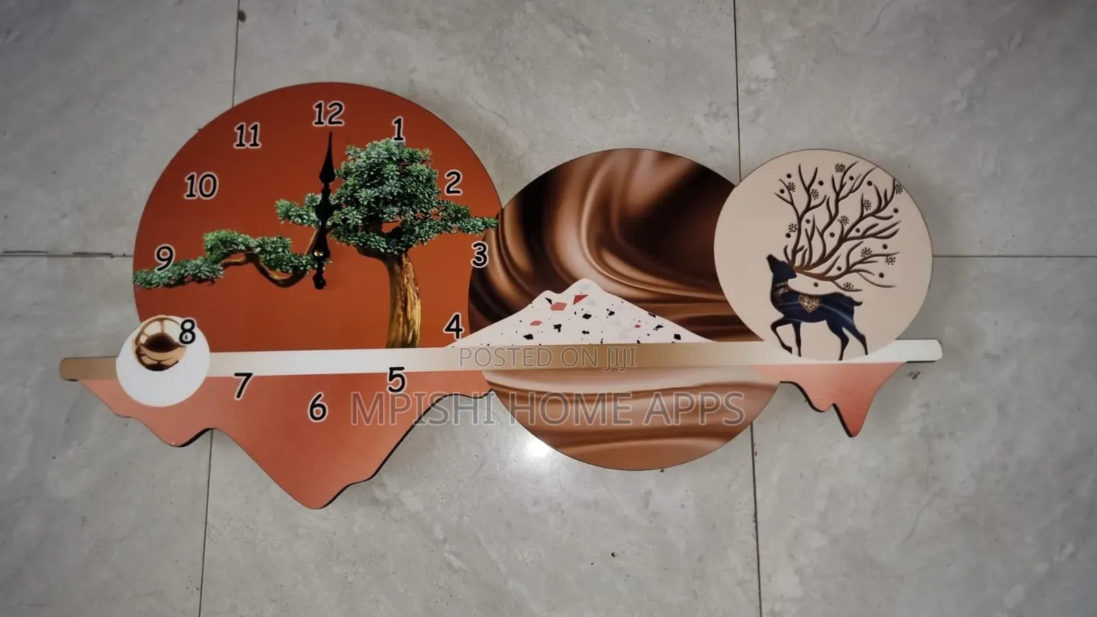 2 in 1 Wall Art Clock