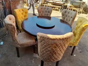 Bon Design Round 6-Srater Dinning Table Set