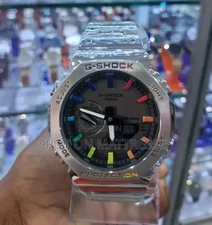 Durable! G-Shock Casio Watch. Stainless Steel. Analog/Digital Display.