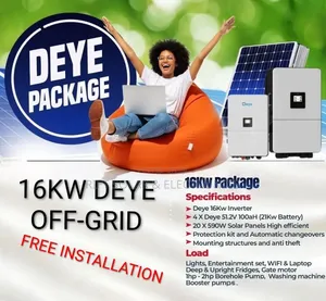 Deye 16kw - (4) 5.12kwh Lithium -(20)590w Solar Panels Installation