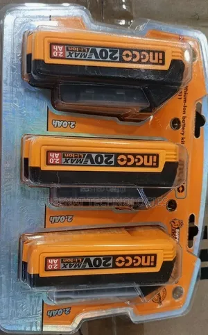INGCO 20V 2.0Ah Lithium-Ion Battery 3-Pack FBLI200311