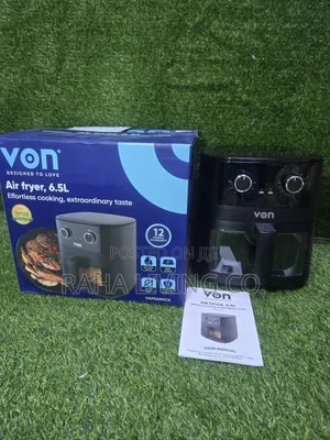 Von Air Fryer 6.5L Manual | VAF065MCK
