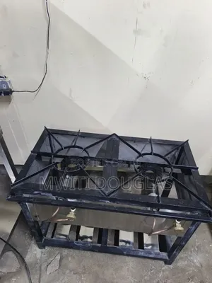 Sided Covered Mild Steel Two Burner Cooker