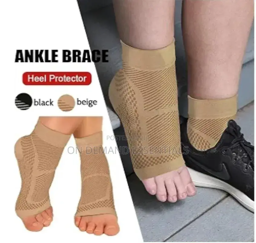 7-Zone Ankle Compression Sleeves Open Toe