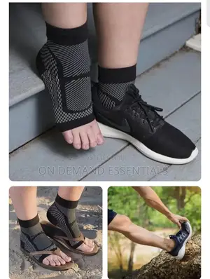 7-Zone Ankle Compression Sleeves Open Toe