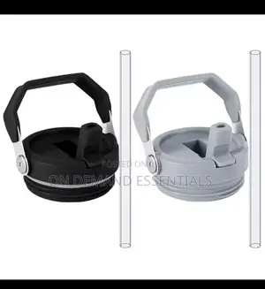 40oz Tumbler Flip Straw Lid Replacement With Handle Splash Spill