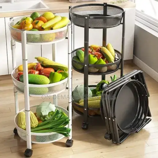 Kitchen Foldable Storage Rack