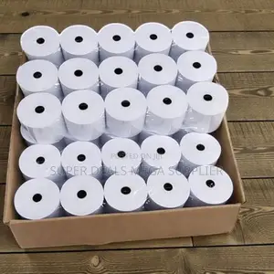 Ultra Smooth Finish 50 Pieces 80mm by 80mm by 13mm Thermal Paper Rolls