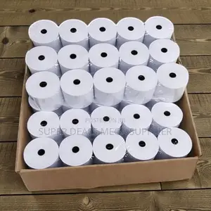 High Density Paper 50 Pieces 80mm by 80mm by 13mm Thermal Paper Rolls