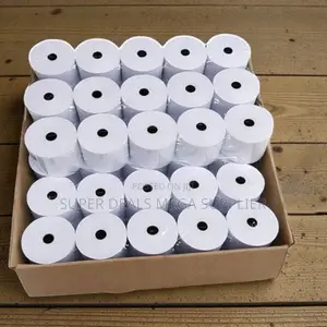 Commercial Grade 50 Pieces 80mm by 80mm by 13mm Thermal Paper Rolls
