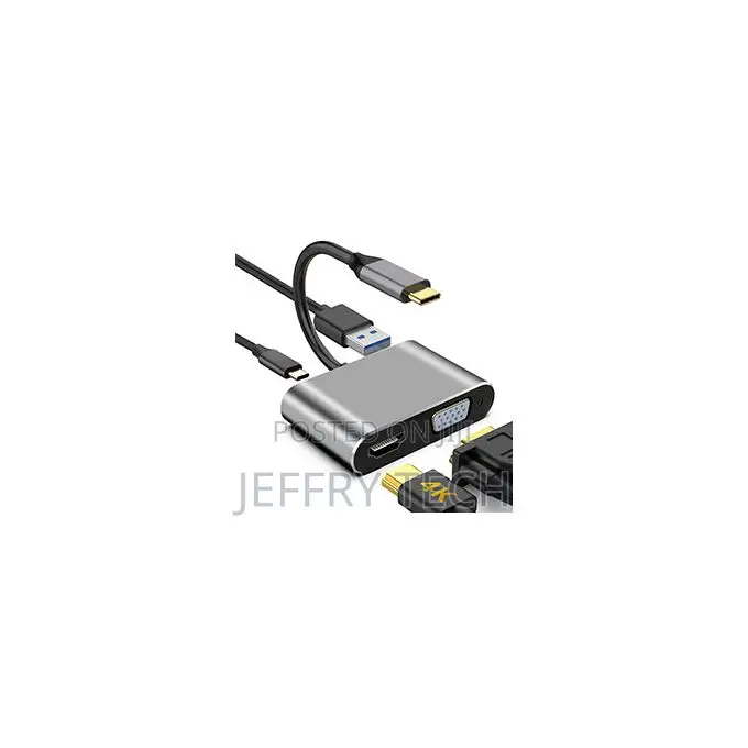 Type -C Hdmi Vga Converter USB 3.0 Adapter