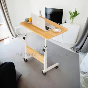 Height Adjustable Laptop Table Ergonomic Work Desk With Smooth Top