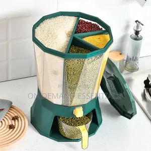 4 Point Partitioned Cereal Container