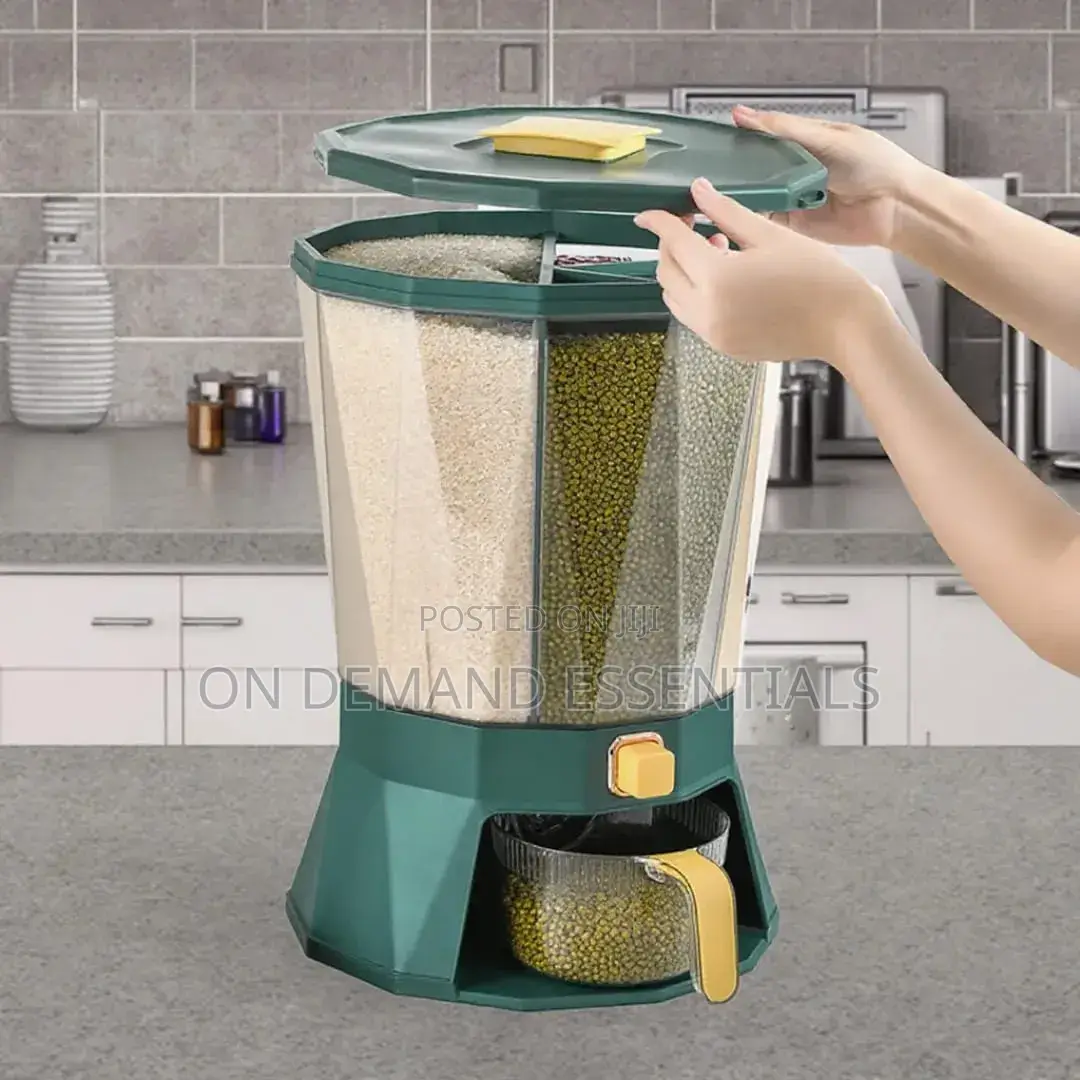 4 Point Partitioned Cereal Container