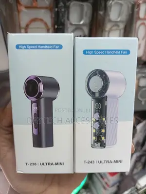 VoltEra Turbo High-Speed Handheld Fans.
