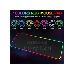 LED Lighted Keyboard Pad Gaming Colorful Lighted Table Mat