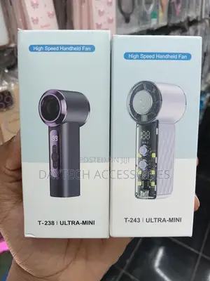 Portable Mini Fan 100-Speed USB Rechargeable Hand Fan With Display