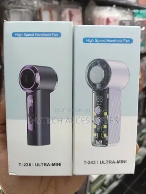 Portable Handheld Fan High-Speed Mini Fan With LED Display.