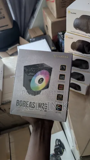 Gamdias Boreas 120mm Air Cooler With Temperature Screen