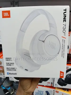 These Are JBL Tune 730BT Wireless Headphones in White.