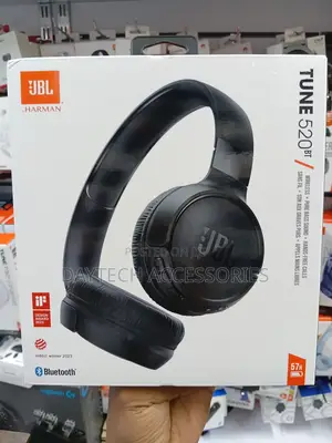 These Are JBL Tune 520BT Wireless on-Ear Headphones in Black.