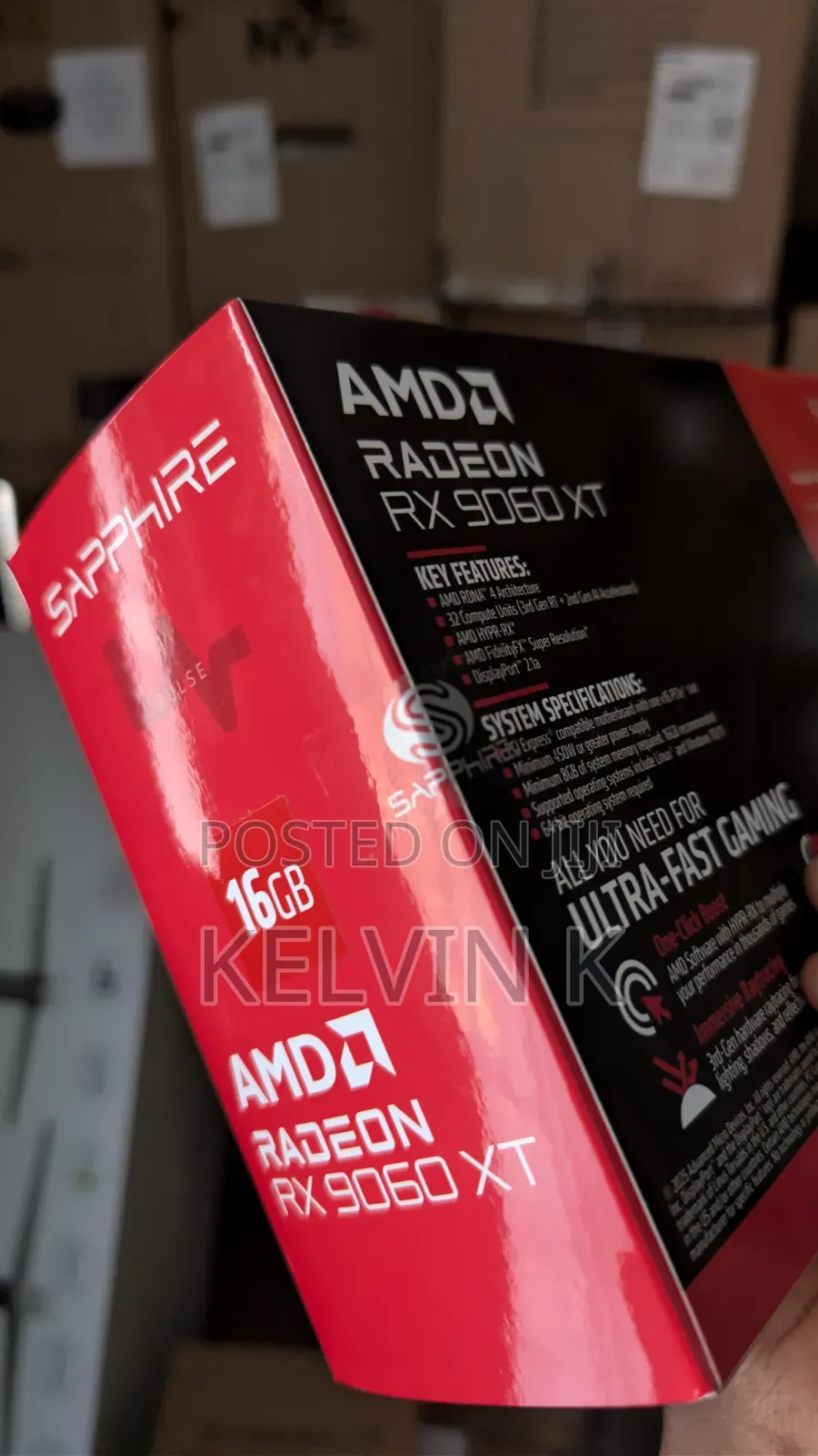 Sapphire Pulse Rx 9060 Xt 16gb Gaming Graphics Card Gpu