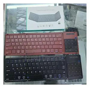 Three-Foldfoldable Keyboard With Mouse Touchpad and *Separate Numeric