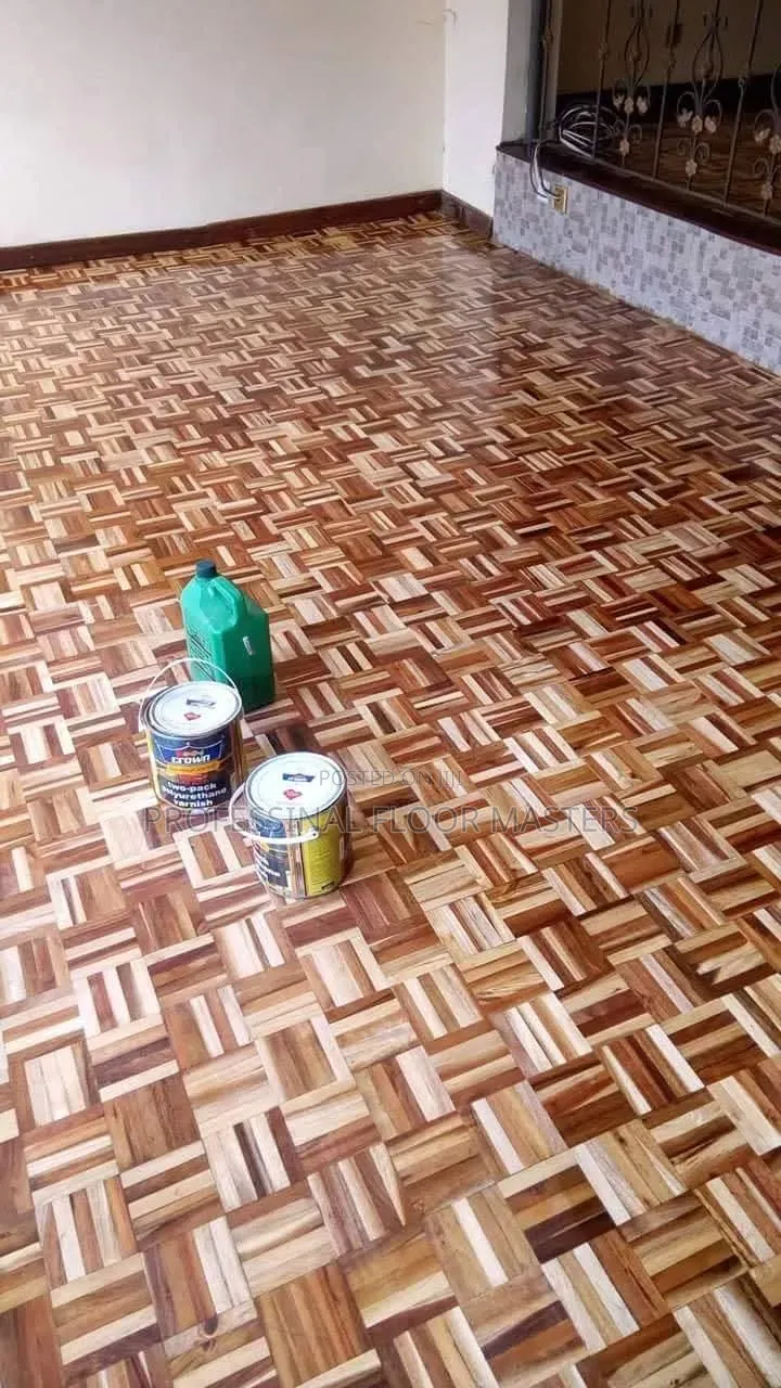Black Wooden Floor Parquet
