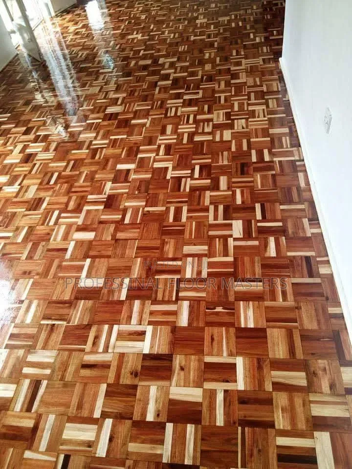 Black Wooden Floor Parquet