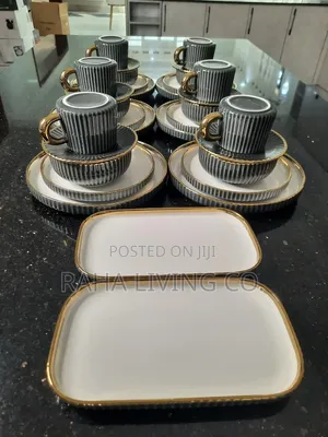 32pc European Porcelain Dinner Set | 380ml Mugs | Complete