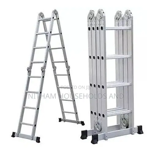 4by7 Aluminium Folding Ladder 28ft