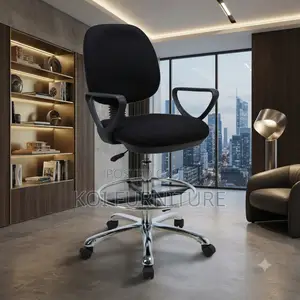 Office Chairs; Mid Back Fabric Office Chair With High Heights