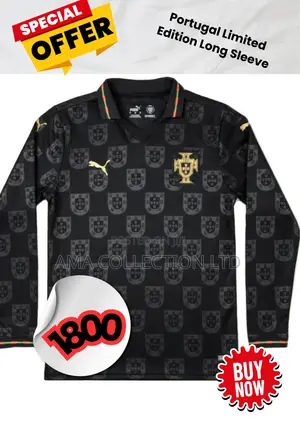 Portugal Football Kit Limited Edition Longsleeve