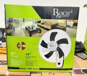 Roch 16-Inch Wall Fan – Powerful Space-Saving Cooling Solution