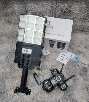 Solar Street Light With 4G Camera V380 Smart Solar CCTV Security Light