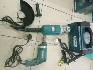 Angle Grinder, Welding Machine, Drill