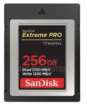 SanDisk 256GB Extreme PRO CFexpress Card Type B1700/1200mb/S