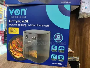 *Von Air Fryer 6.5Litres Manual VAF065MCK Anmak