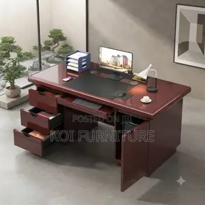 Office Desk; 1.2 Meters Executive Desk Featuring Lock Drawers