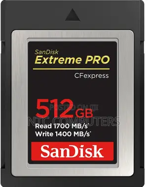Sandisk 512gb Extreme Pro Cf Express Type B Card 1700/1400 Mb/S