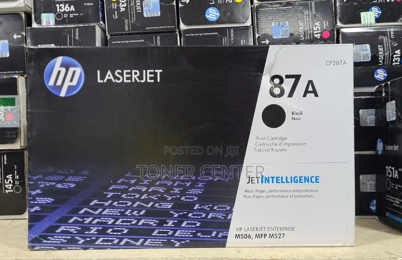 Original HP 87A Black LaserJet Toner – Sharp Crisp Prints (CF287A)